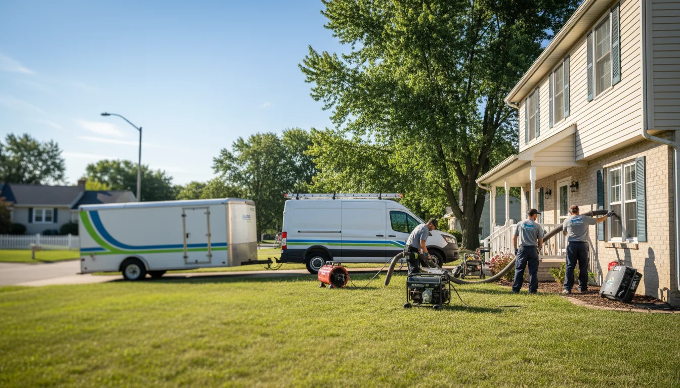 Flooded Basement Restoration And Cleanup With Repair in Wellsburg, IA near me